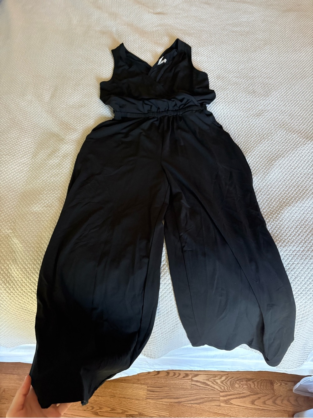 a new day Black Sleeveless Wide-Leg Jumpsuit